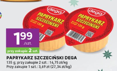 Paprykarz szczeciński Dega promocja w Stokrotka