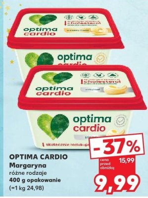 Margaryna różne rodzaje OPTIMA CARDIO promocja w Kaufland