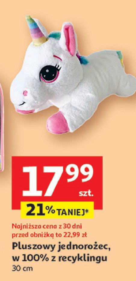 Jednoro偶ec pluszak 30 cm promocja