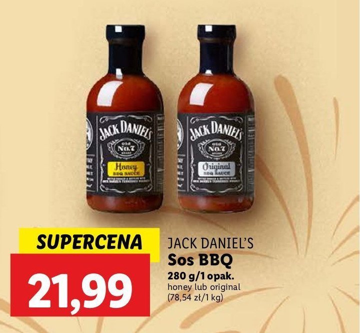 Sos grillowy honey Jack daniel's barbecue sauce promocja