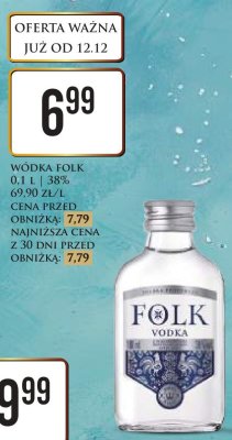 Wódka 0.1 L promocja w Dino