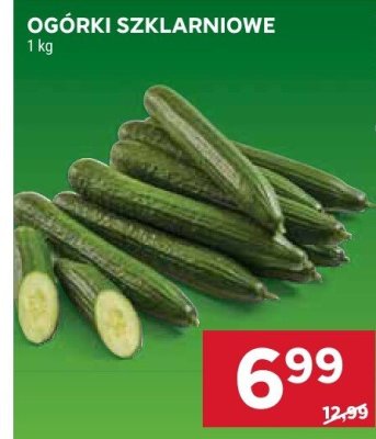 Ogórki szklarniowe promocja w Stokrotka