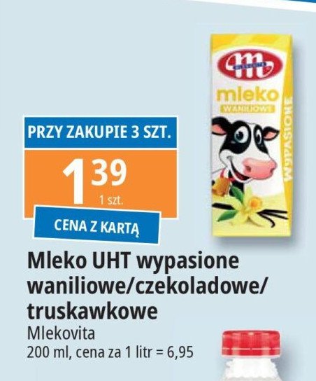 Mleko waniliowe Mlekovita promocja