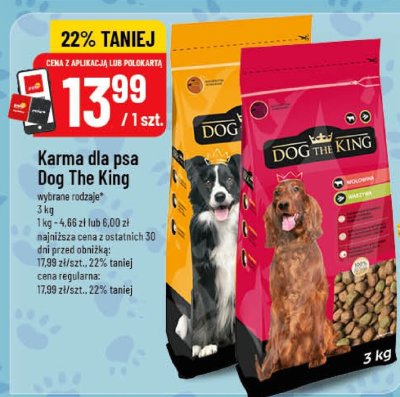 Karma dla psa Dog The King promocja w POLOmarket
