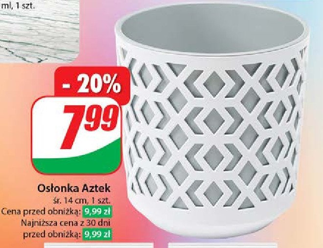 Osłonka aztek 14 cm promocja w Dino