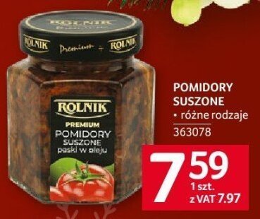 Pomidory suszone Rolnik promocja w Selgros
