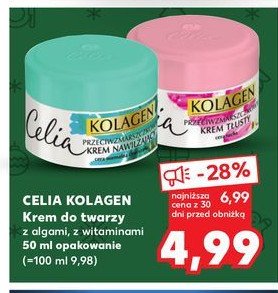 Krem do twarzy tłusty + witaminy a+e Celia kolagen promocja