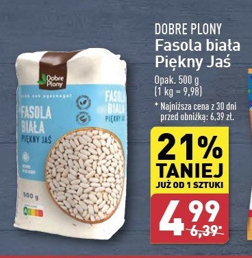 Fasola piękny jaś Dobre plony promocja w Aldi