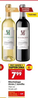 Wino Montelago Jumilla promocja w Biedronka