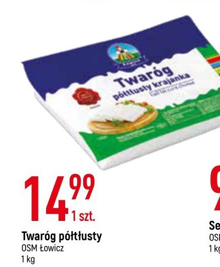 Twaróg półtłusty Łowicz 1906 promocja