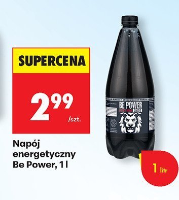 Napój energetyczny 1 l promocja w Biedronka