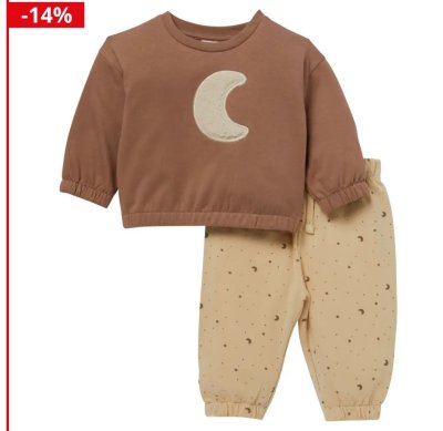Dres dla noworodka w księżyce zestaw 2-częściowy promocja w KiK