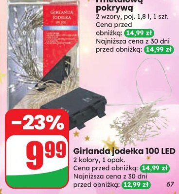 Girlanda jodełka 100 LED promocja w Dino