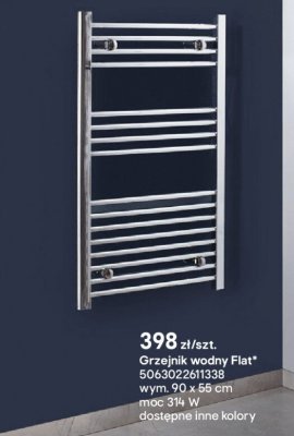 Grzejnik wodny Flat promocja w Castorama