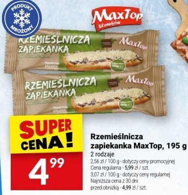 Rzemieślnicza zapiekanka MaxTop promocja w Twój Market