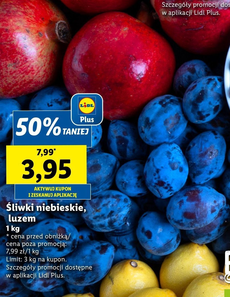 Śliwki niebieskie polska promocja