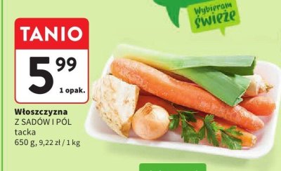 Włoszczyzna Z SADÓW I PÓL tacka promocja w Intermarche