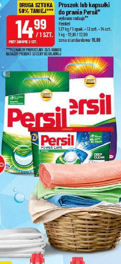 Kapsułki do prania deep clean Persil duo-caps promocje