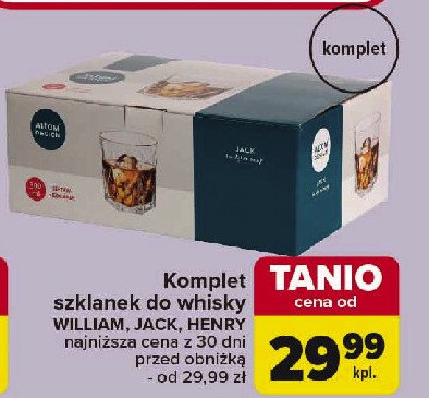 Komplet szklanek william Altom design promocja