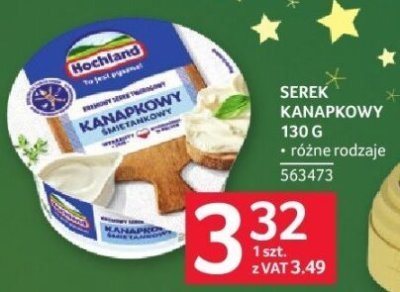 Serek kanapkowy Hochland 130g różne rodzaje promocja w Selgros
