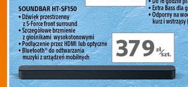 Soundbar  htsf150 czarny Sony promocja