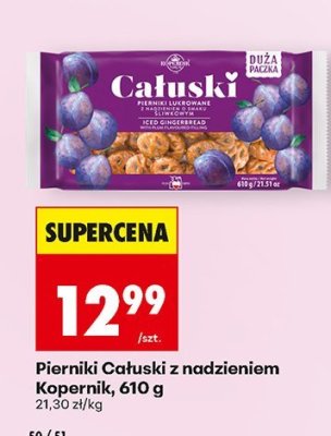 Pierniki Całuski z nadzieniem Kopernik promocja w Biedronka