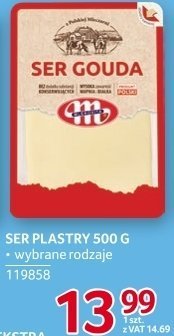 Ser plastry Mlekovita Gouda 500g wybrane rodzaje promocja w Selgros