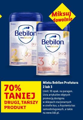 Mleko Bebilon Profutura 2 lub 3 promocja w Lidl