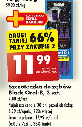 Szczoteczka do zębów black medium Oral-b allrounder promocja