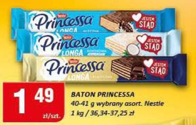 Baton Princessa Nestle promocja w Chorten