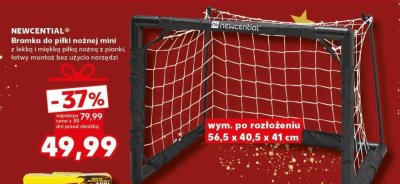 Bramka do piłki nożnej mini NEWCENTIAL promocja w Kaufland