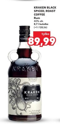 Rum Black Spiced, Roast Coffee 40% 0,7 l promocja w Kaufland