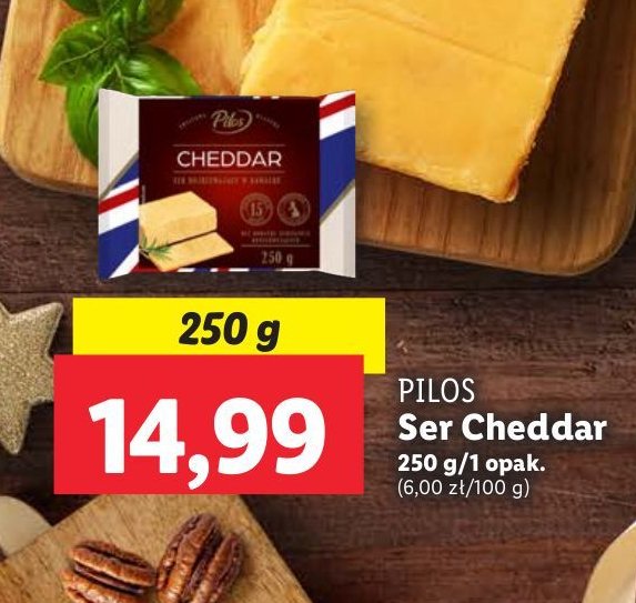 Ser topiony cheddar Pilos promocja