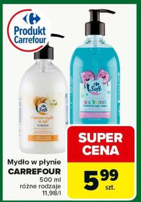 Mydło w płynie CARREFOUR różne rodzaje promocja w Carrefour
