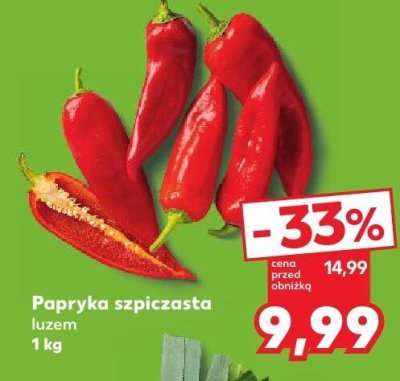 Papryka szpiczasta luzem promocja w Kaufland