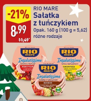 Sałatka z tuńczykiem różne rodzaje promocja w Aldi