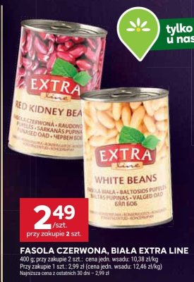 Fasola biała Extra Line promocja w Stokrotka