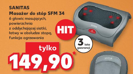 Masa偶er do st贸p Sanitas promocja