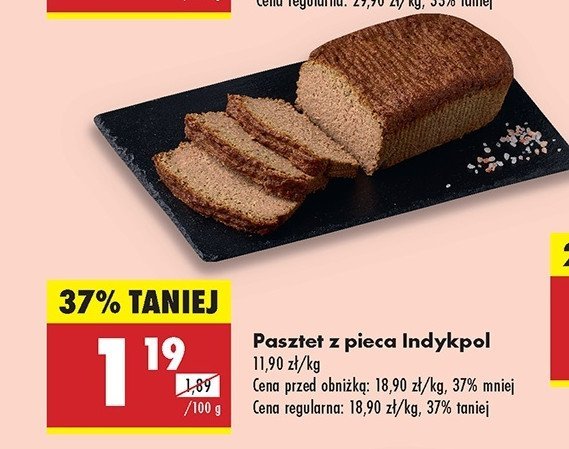 Pasztet z pieca Indykpol promocja w Biedronka