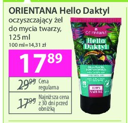 Delikatny żel do mycia twarzy Orientana hello daktyl promocja