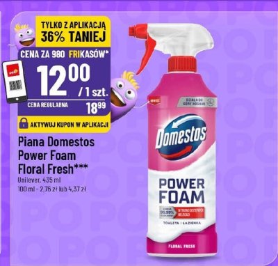 Piana Domestos Power Foam Floral Fresh promocja w POLOmarket