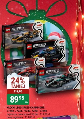 Klocki LEGO SPEED CHAMPIONS: 77242, 77244, 77243, 77251, 77248 promocja w bi1