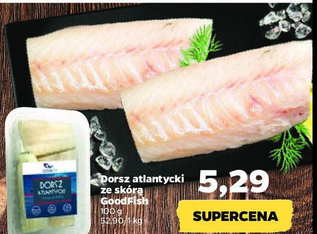 Dorsz atlantycki - filety ze skórą Good fish promocja