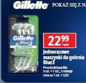 Maszynka do golenia Gillette blue 3 sensitive promocja