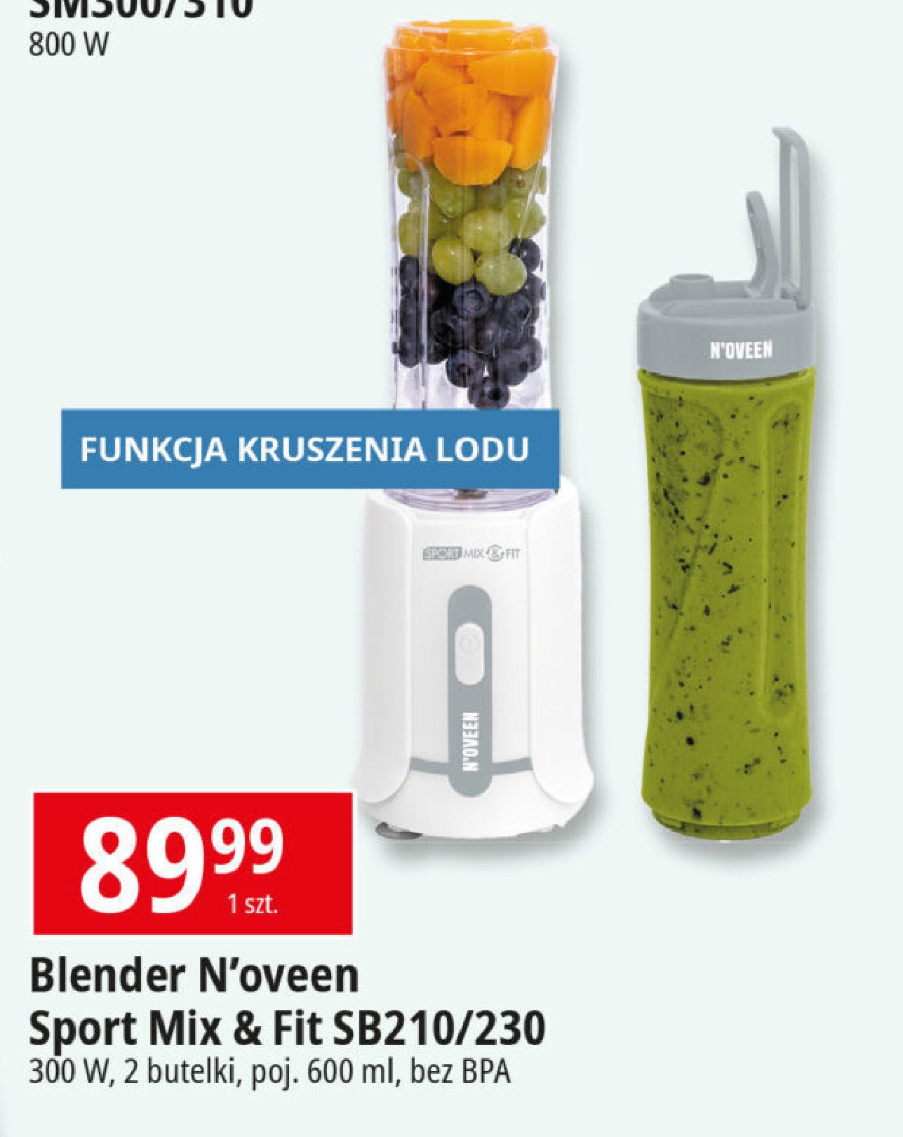 Blender sport mix & fit N'oveen promocja