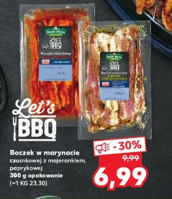 Boczek w marynacie czosnkowo-majerankowej K-classic let's bbq promocja