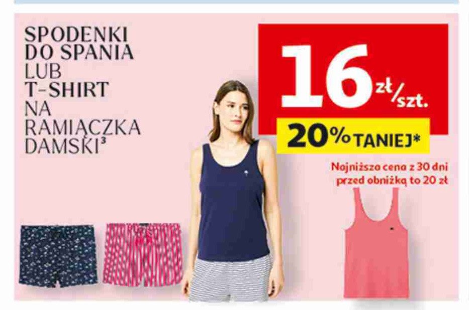 Spodenki damskie do spania promocja