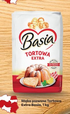 Mąka pszenna tortowa Extra Basia promocja w Biedronka