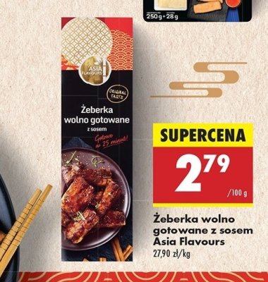Żeberka wolno gotowane z sosem Asia flavours promocja
