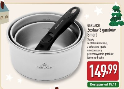 Zestaw 3 garnków Smart  promocja w Aldi